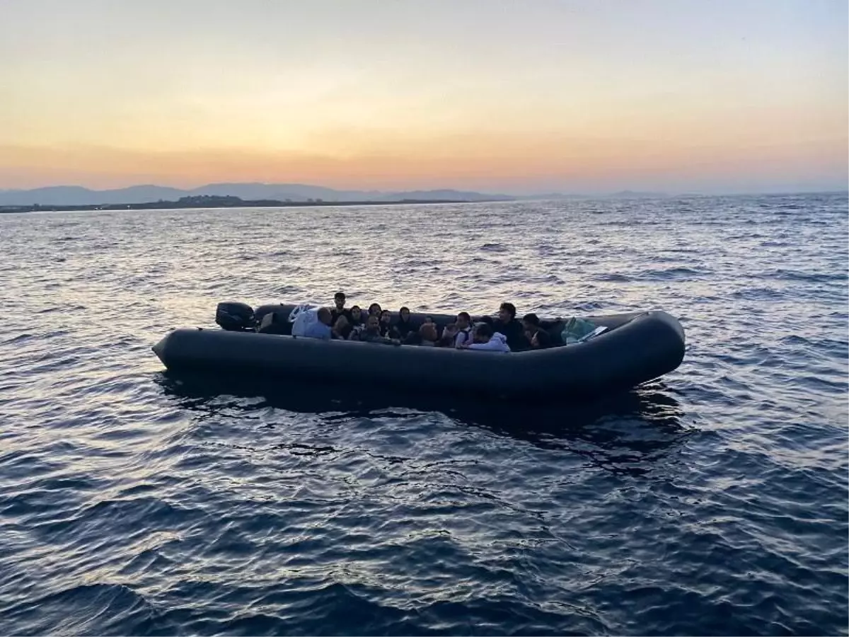 didim aciklarinda 20 duzensiz gocmen kurtarildi azcygkmd