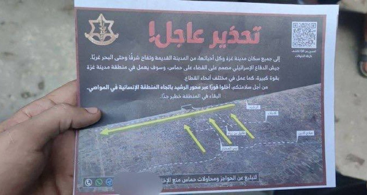 İsrail, Gazze’yi ihlak etmek için hazırlıklara başladı: Gökten kağıtlar yağdı