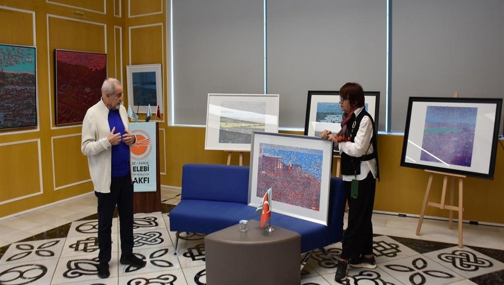 ressam devrim erbil sanatseverlerle bulustu gpxOngYm