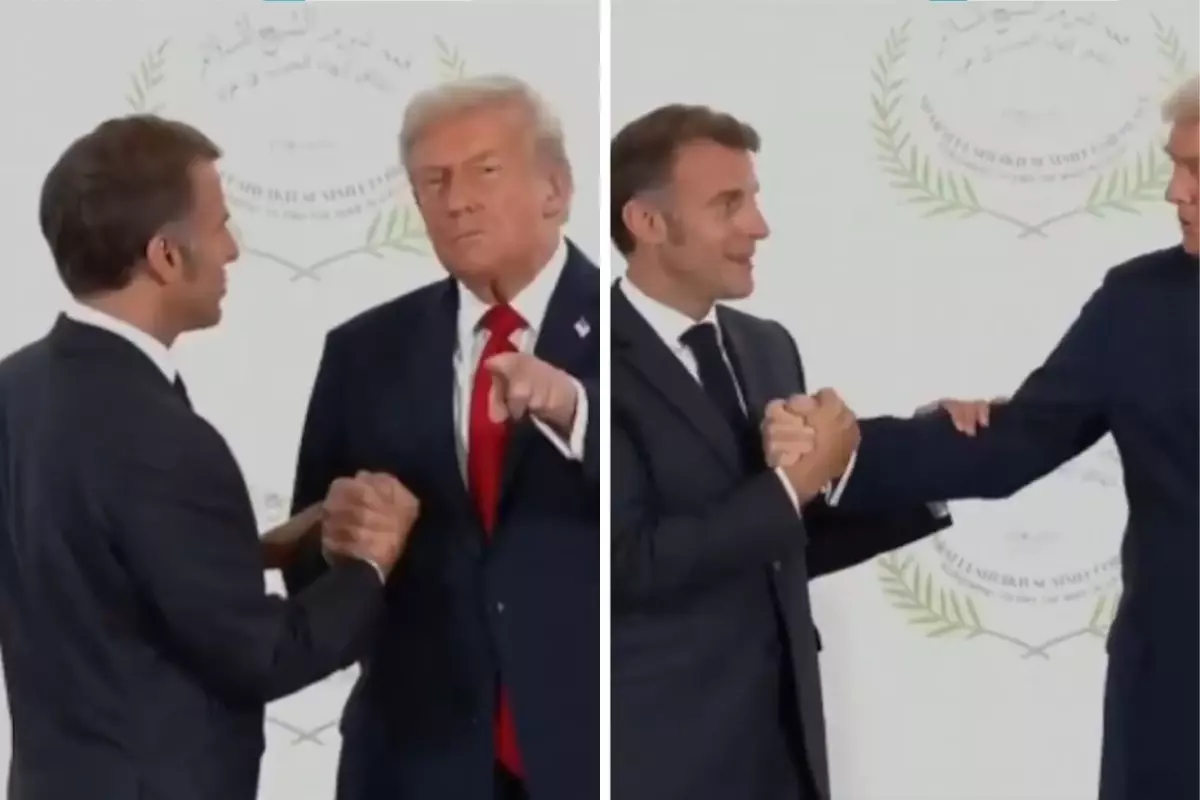 zirveye damga vuracak goruntuler trump ile macron bilek guresine tutustu iU82L32h.jpg